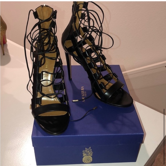 Aquazzura Shoes - Aquazzura Amazon Lace Up Heels